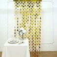 thumbnail image 1 of Balsa Circle Metallic Gold Round 6 feet Foil Tassels Fringe Backdrop Curtains Party Events, 1 of 8