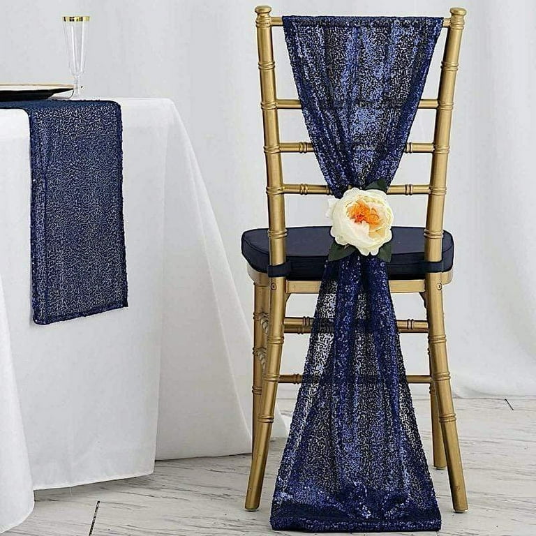 Navy chair online sashes