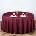 thumbnail image 1 of Balsa Circle Christmas Holidays 10 Pieces 108" Burgundy Round Polyester Tablecloths Linen, 1 of 8