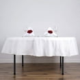 thumbnail image 1 of BalsaCircle 6 Pieces 70" Ivory Round Polyester Tablecloths Fabric Table Cover Linens, 1 of 8