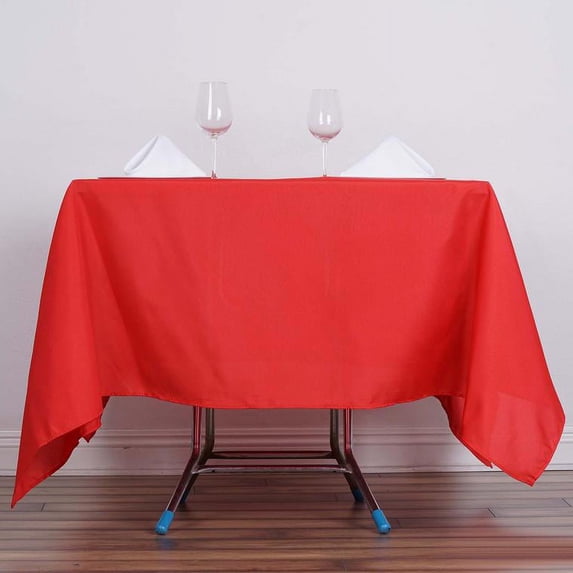 Balsa Circle Patriotic Veterans Day 70" x 70" Red Square Tablecloth 4th of July Independence Day