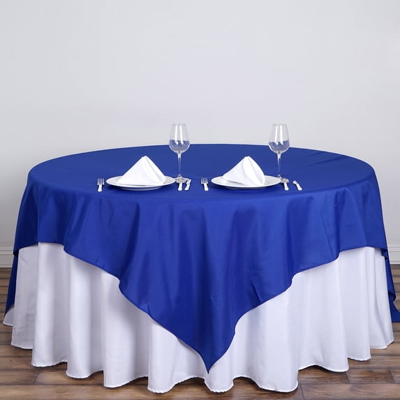 BalsaCircle Patriotic Veterans Day 70" x 70" Royal Blue Square Tablecloth 4th of July Independence Day