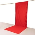 thumbnail image 1 of BalsaCircle Red 14 feet Scuba Polyester Drapery Backdrop Curtain Rod Pockets Party Events Decorations Supplies, 1 of 8