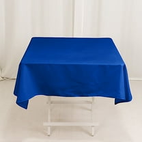 BalsaCircle Royal Blue 54" x 54" Cotton Blend Square Tablecloth Reception Catering Dining Table Linens