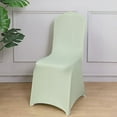 thumbnail image 1 of BalsaCircle Sage Green Spandex Stretchable Banquet Solid Chair Covers Slipcovers, 1 of 8