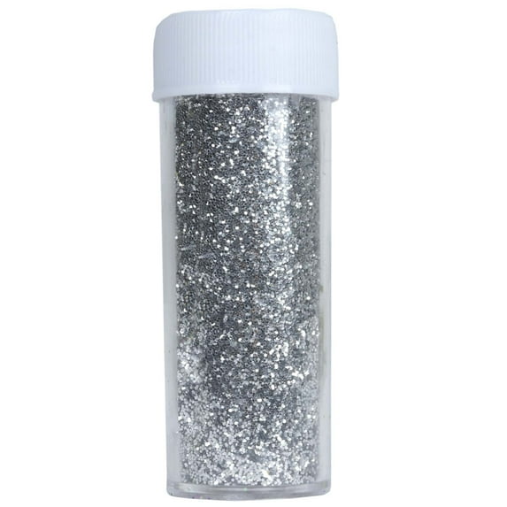 BalsaCircle Silver Shimmering Extra Fine Glitter DIY Craft Wedding Party Favor