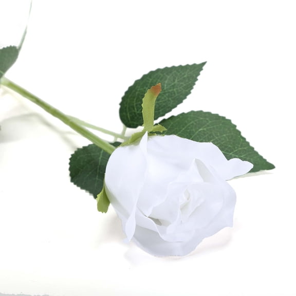 BalsaCircle White 24 Stems 31" Long Silk Roses Artificial Flowers Wedding Party Events Decorations Supplies