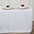 thumbnail image 1 of BalsaCircle White Patriotic Veterans Day 8 feet Fitted Tablecloth Polyester 4th of July Event Linen, 1 of 8