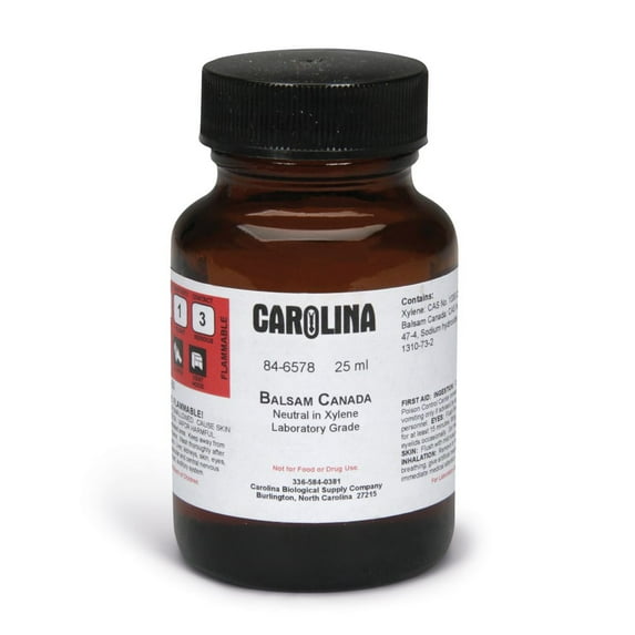 Balsam Canada Neutral Xylene, Laboratory Grade, 25 Ml