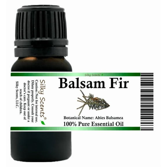 Balsam Fir Essential Oil 10 ml (1/3 fl oz) - 100% Pure and Natural by Silky Scents