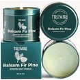 thumbnail image 1 of Balsam Fir Pine - Soy Candles for Home Scented - Natural Clean for Home Meditation Gift Travel -Long Lasting -Highly Scented - Velas Arom�ticas para el Hogar - 5 oz Tin Christmas Gift for Men & Women, 1 of 6