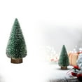 thumbnail image 1 of Balsam Hill Christmas Trees,Mini Artificial Xmas Tree For Christmas Decoration Christmas Tree Miniature Table Decor Tree With Wooden Base Bottle Brush Tree For Home Christmas Decor Diy (2.36*5.9 In), 1 of 7