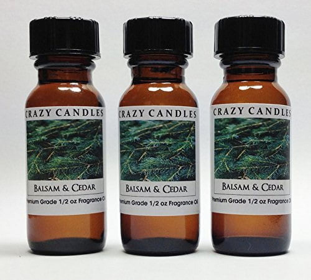 Balsam and Cedar Premium Grade Scented Fragrance Oil Set
