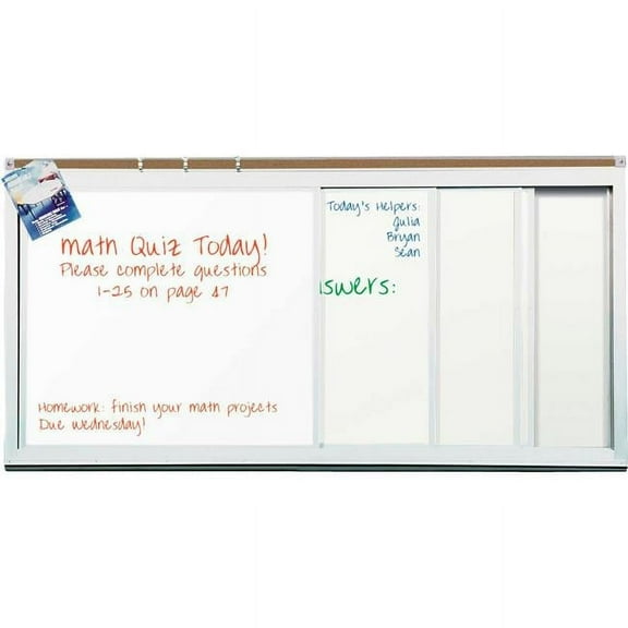 Balt B1799342 Horizontal Sliding Board with 2 Track & 2 Panel - 4 x 8 ft.