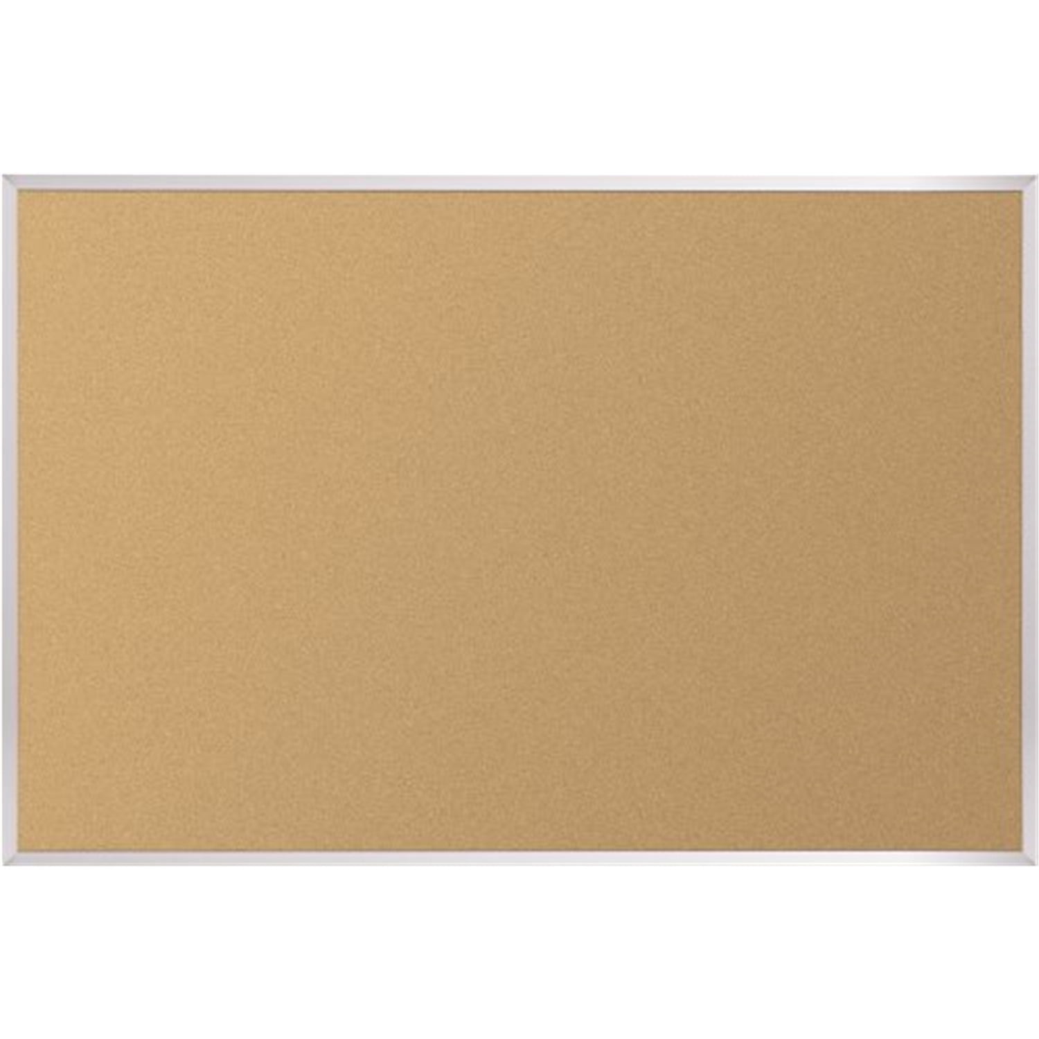 Balt® Best Rite® Valu Tak Cork Bulletin Board, 48" x 48", Aluminum
