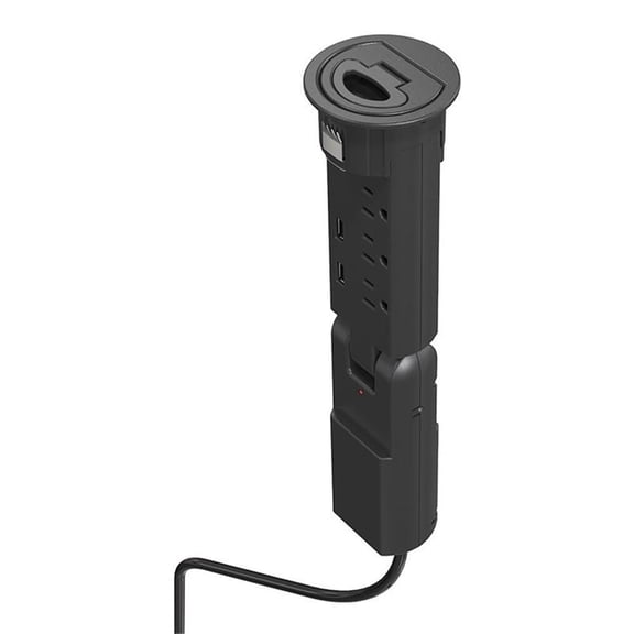 Balt Pop-Up Grommet Power Outlet (4 Outlets + USB) for 2.36-in/60mm Hole