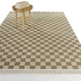 thumbnail image 1 of Balta Adelaide Recycled Checkered Area Rug 5'3" x 7' - Tan, 1 of 5