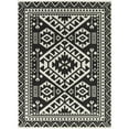 thumbnail image 1 of Balta Alessi Global Geometric  Indoor/Outdoor Area Rug Black 7'10" x 10' 8' x 10' Outdoor, Indoor Silver, Off-White, 1 of 15