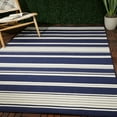 thumbnail image 1 of Balta Antonin Striped Indoor/Outdoor Area Rug Blue 2'7" x 7' Runner 6' Runner, 8' Runner, 1 of 5