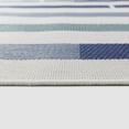 thumbnail image 1 of Balta Arturo Modern Stripes Indoor/Outdoor Area Rug 5'3" x 7' - Navy, 1 of 5
