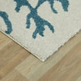 thumbnail image 1 of Balta Caistor Coastal Coral Reef Pattern Tropical Area Rug Grey Runner 2'7" x 7' 6' Runner, 8' Runner Runner, Indoor Teal Runner, Rectangle, 1 of 5