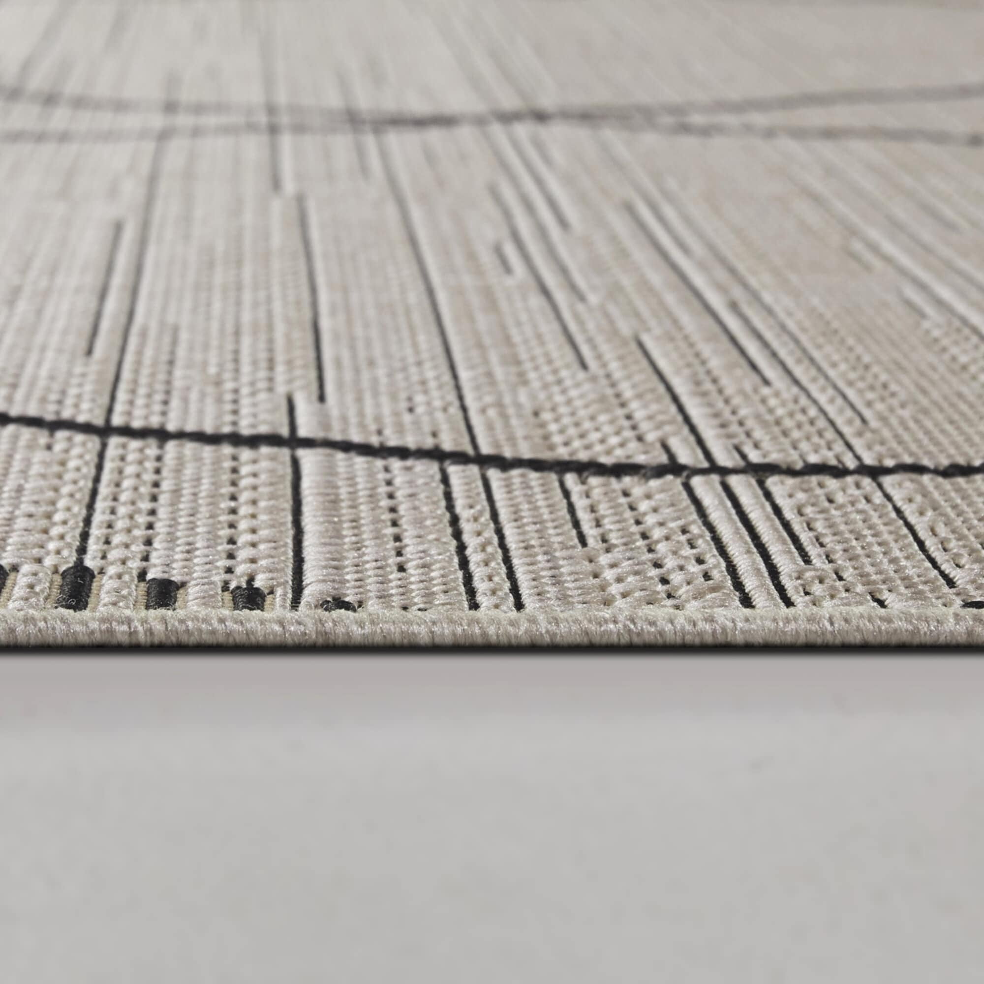 Calderon Cream Flatwoven Synthetic Indoor/Outdoor Area Rug