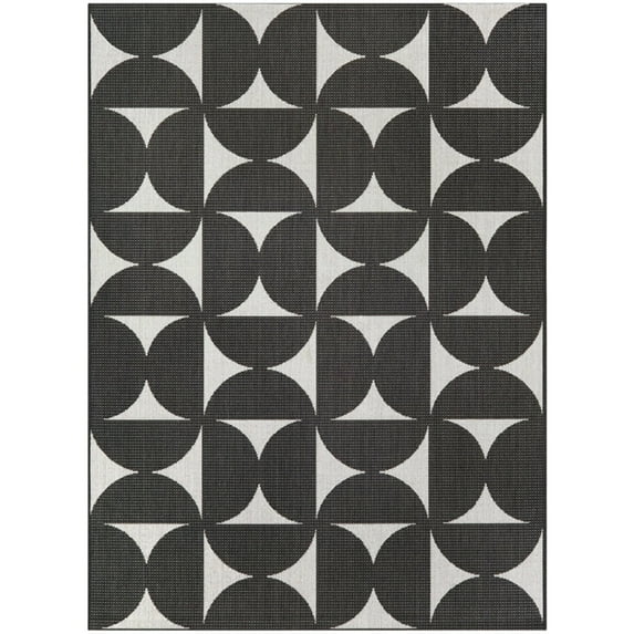 Balta Camille Modern Geometric Indoor/Outdoor Area Rug 7'10" x 10' 8' x 10'