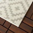 thumbnail image 1 of Balta Cassady Diamond Trellis Indoor/Outdoor Area Rug White 5'3" x 7' 5' x 8', 1 of 5