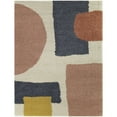 thumbnail image 1 of Balta Chapelle Modern Geometric Shag Area Rug Pale Pink 7'10" x 10' 8' x 10' Gold, Ivory, Orange, 1 of 5
