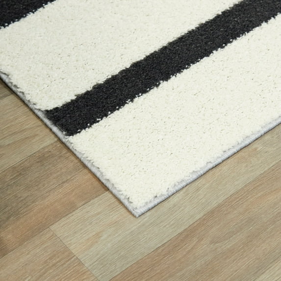 Balta Colter Modern Striped Area Rug White 2'2" x 7' Runner 8' Runner