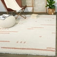 thumbnail image 1 of Balta Dalmas Southwestern Stripe Shag Area Rug Pink 5'3" x 7' 5' x 8' Ivory, Orange, 1 of 5