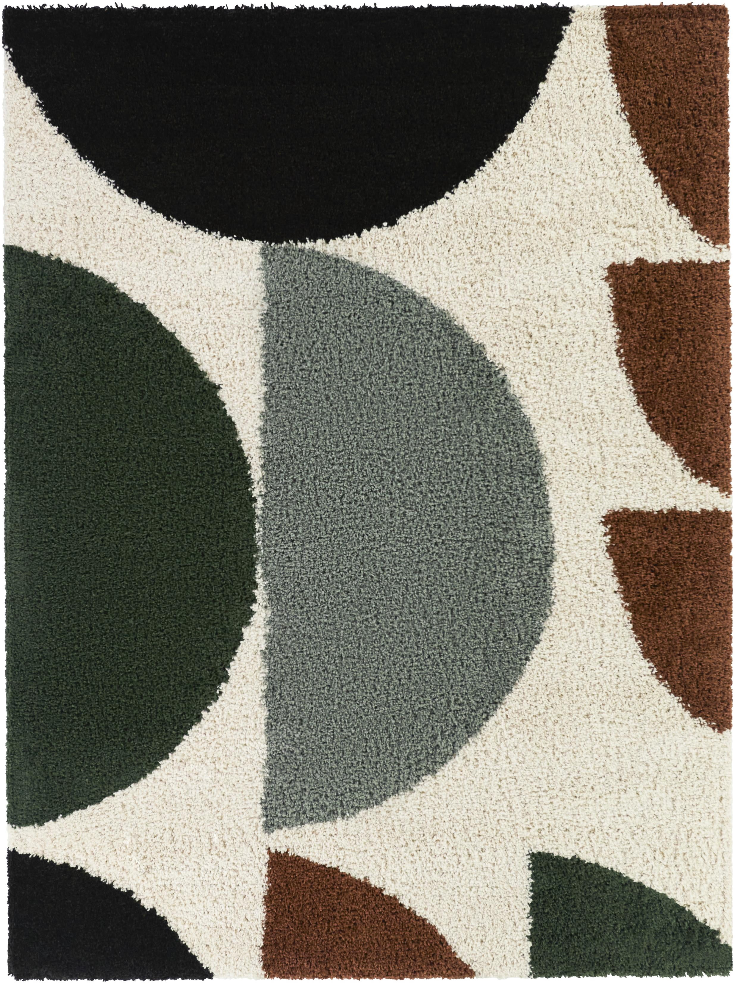 Balta Dalton Modern Geometric Area Rug 5'3" x 7' - Cream