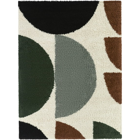 Balta Dalton Modern Geometric Area Rug 5'3" x 7' - Cream