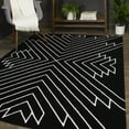 thumbnail image 1 of Balta Henri Contemporary Geometric Area Rug Black 7'10" x 10' 8' x 10', 1 of 5