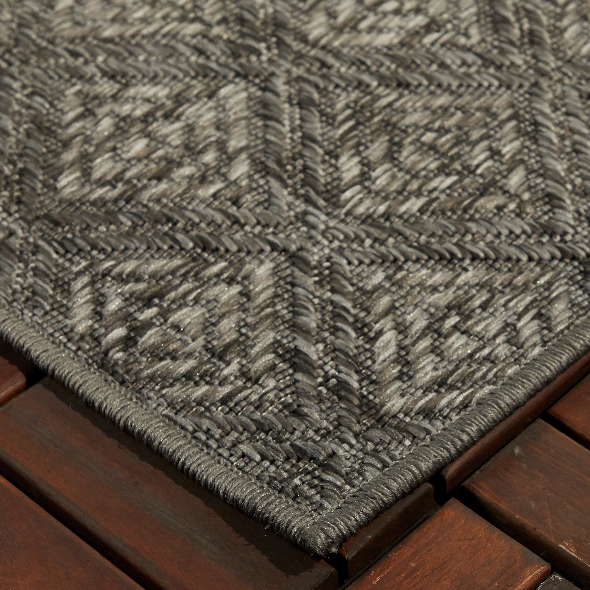 Balta Irving Geometric Flatweave Indoor/Outdoor Area Rug Taupe 7'10
