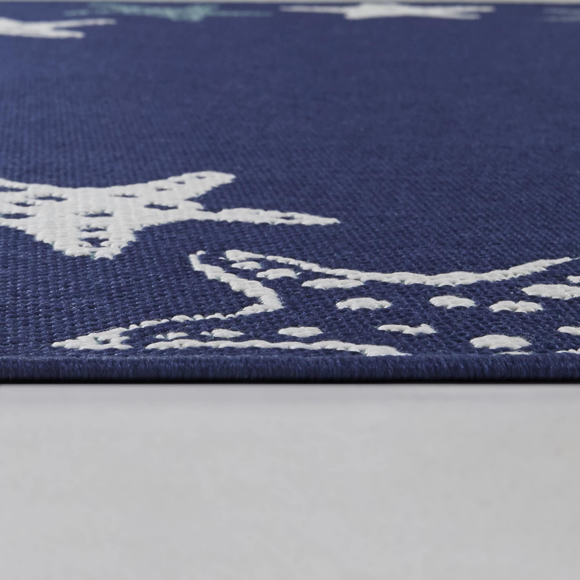 Balta Jan Coastal Starfish Indoor/Outdoor Area Rug 5'3