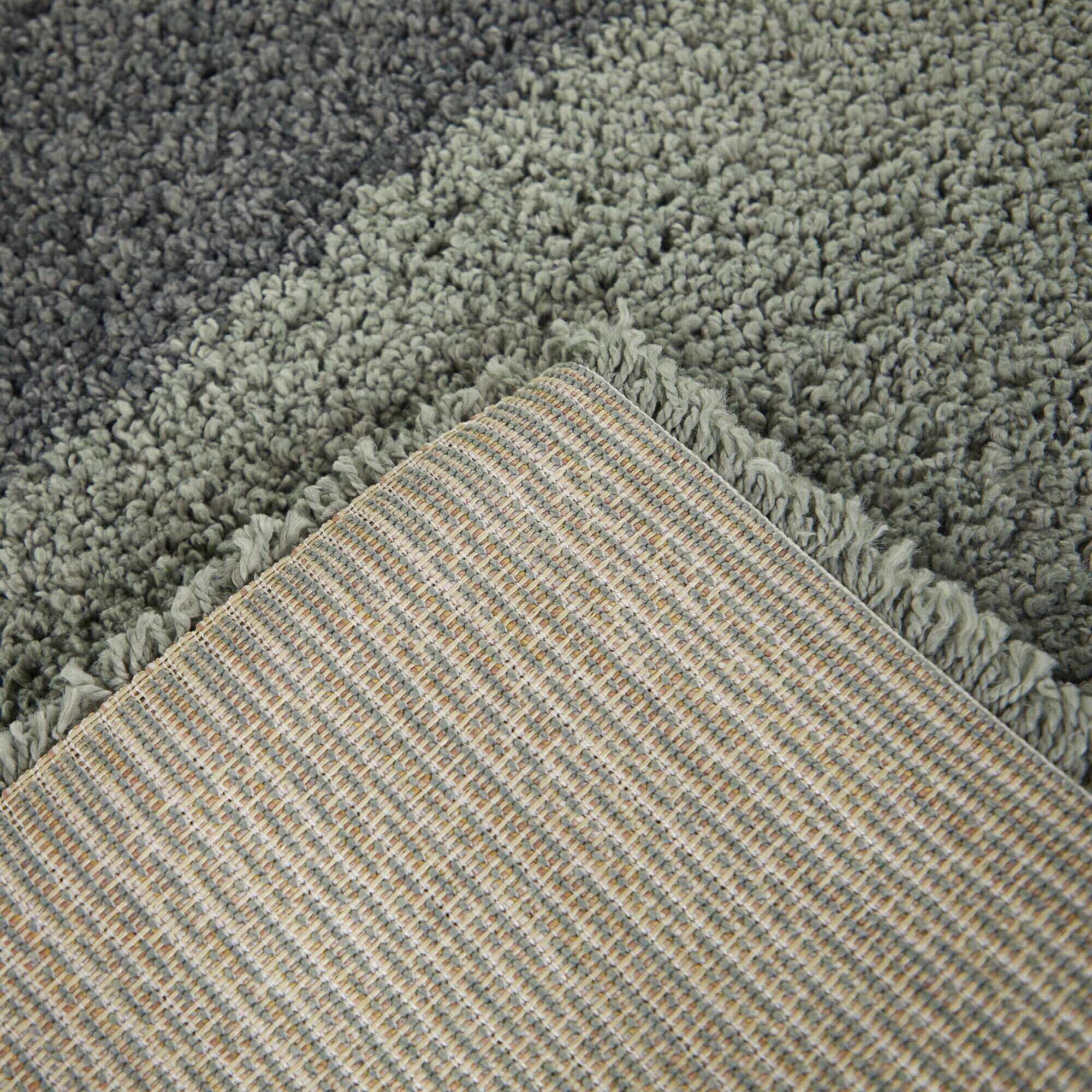 Balta Jordan Modern Color Block Shag Area Rug Navy 6'7