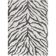 thumbnail image 1 of Balta Kat Glam Animal Print Area Rug 5'3" x 7' - Gray, 1 of 5