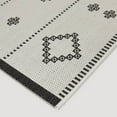 thumbnail image 1 of Balta Keith Geometric Trellis Indoor/Outdoor Area Rug White 7'10" x 10' 8' x 10' Black, 1 of 5