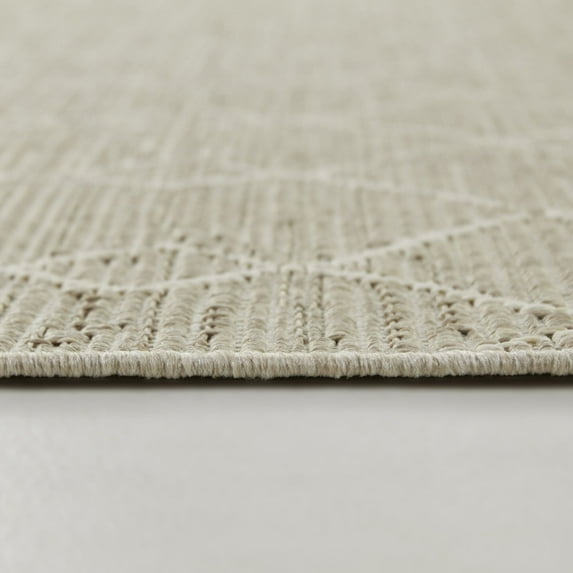 Balta Marion Diamond Trellis Indoor/Outdoor Area Rug Beige 5'3" x 7' 5' x 8'
