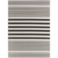 thumbnail image 1 of Balta Marius Striped Indoor/Outdoor Area Rug Charcoal 7'10" x 10' 8' x 10' Black, 1 of 15