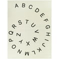 thumbnail image 1 of Balta Mod-Tod Alpha Kids Alphabet Indoor/Outdoor Area Rug 5'3" x 7' - Cream, 1 of 5