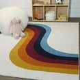 thumbnail image 1 of Balta Mod-Tod Caroline Abstract Rainbow Kids Area Rug 5'3" x 7' 5' x 8', 1 of 5