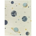 thumbnail image 1 of Balta Mod-Tod Galaxy Orbit Space Pattern Multicolor Kids Area Rug Cream 5'3" x 7' 5' x 8' Yellow, Ivory, Green, 1 of 5