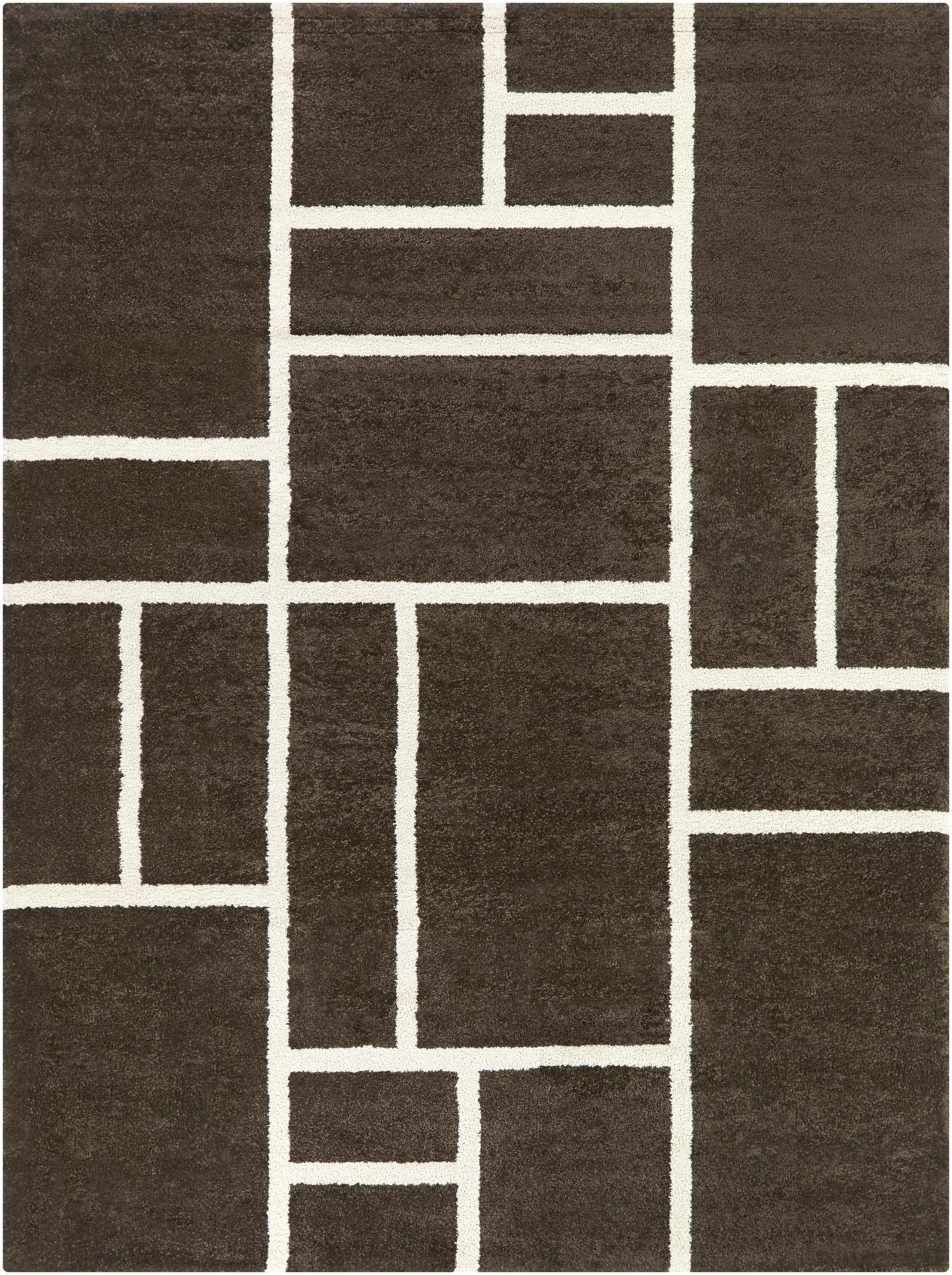 Balta Octavia Modern Organic Print Area Rug 7'10 x 10' - Brown
