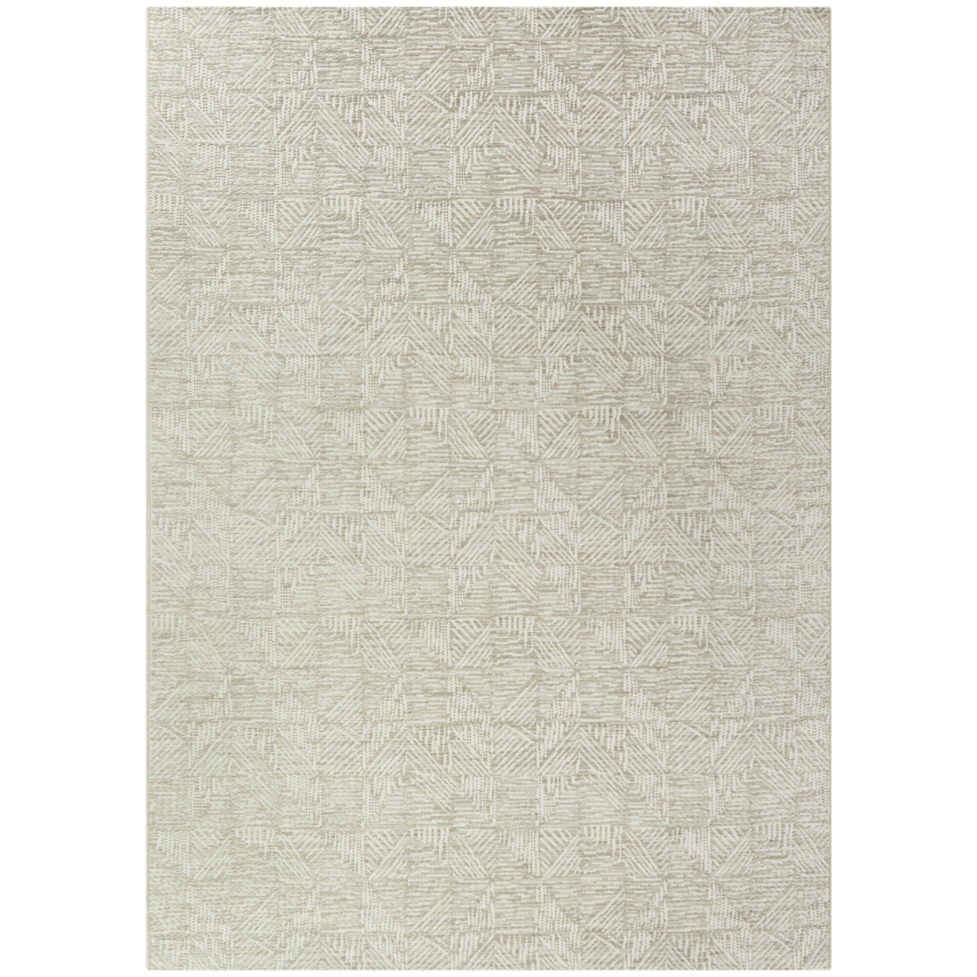 Balta Pauling Abstract Indoor/Outdoor Area Rug White 7'10