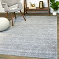 thumbnail image 1 of Balta Reeves Moroccan Trellis Area Rug Grey 4'6" x 6' 4' x 6' Silver, Cream, 1 of 5