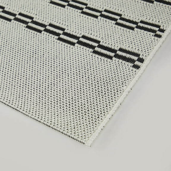 Balta Renvall Stripe Indoor/Outdoor Area Rug Grey 5'3" x 7' 5' x 8'