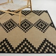 thumbnail image 1 of Balta Rowena Diamond Stripe Indoor/Outdoor Area Rug Black 7'10" x 10' 8' x 10', 1 of 5
