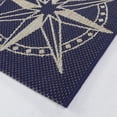 thumbnail image 1 of Balta Rozalie Nautical Compass Indoor/Outdoor Area Rug 5'3" x 7' - Navy Blue, 1 of 5